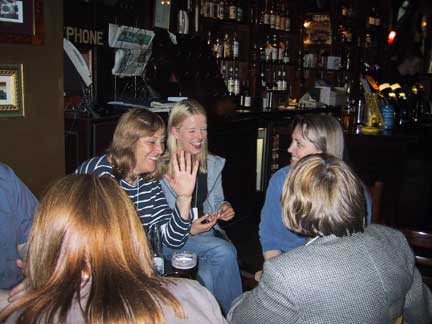In good Scottish tradition,  attendees hit the pub